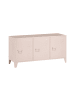 Beliani Büroschrank CARDIFF in Beige - (W) 120 x (H) 60 x (L) 40 cm