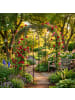 relaxdays Rosenpavillon in Schwarz - (B)199 x (H)250 x (T)199 cm