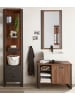 Furn.Design Badmöbel-Set 3-teilig Eiche Stirling, Matera grau, Badkombination 140 x 205 cm
