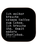 Mr. & Mrs. Panda Bierdeckel Ich selber brauche keinen... mit Spruch in Schwarz