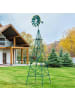 COSTWAY Windrad Höhe 253cm in Grün