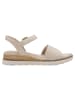 Tamaris WIDE FIT Sandalette in IVORY/GOLD
