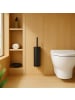 relaxdays Toilettenbürste in Silber  - (B)9 x (H)36,5 x (T)11 cm