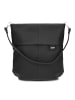 Zwei Mademoiselle.M Schultertasche 27 cm in nubuk black