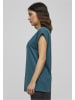 Urban Classics Urban Classics Damen Ladies Extended Shoulder Tee in teal