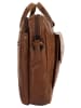 SPIKES & SPARROW Aktentasche echt Leder in cognac