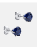 Diamant L'éternel Ohrringe aus 375 Weißgold mit Saphir