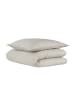 UNCOVER BY SCHIESSER Baumwollsatin-Bettwäsche-Set Uncover by Schiesser Punto in Beige