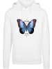 Mister Tee Hoodie "Become The Change Butterfly Hoody" in Weiß