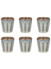 Butlers Espressotasse BERGAMO 6er-Set in Taupe