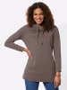 WITT WEIDEN Long-Sweatshirt in dunkeltaupe