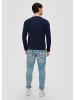 QS by S. Oliver Strickpullover langarm in Blau