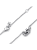 Pandora 925/- Sterling Silber Halskette Länge 45 cm