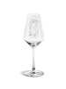 Mr. & Mrs. Panda Gravur Glas Pinguin Duschen ohne Spruch in Transparent