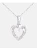 Diamant L'éternel Halskette mit Anhänger aus 375 Weißgold mit Diamant Herz-Design