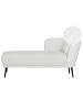 Beliani Chaiselongue ARTHEZE in Weiß/Schwarz - (W) 148 x (H) 70 x (L) 64 cm