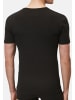 Marc O´Polo Bodywear Unterhemd / Shirt Langarm Iconic Rib Cotton in Schwarz