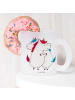 Mr. & Mrs. Panda Kaffeetasse Einhörner Umarmen ohne Spruch in Transparent