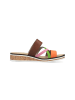 rieker Pantolette V3652 in bunt