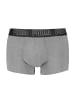 Puma Boxershort 2er Pack in Grau/Schwarz