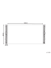 Beliani Geflochtener Teppich KALFA in Bunt/Beige/Braun - (W) 80 x (H) 0.6 x (L) 150 cm