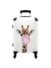 NoBoringSuitCases Suitcase, Handgepäck, Koffer, Trolley, Reisekoffer Giraffen-Druck mit