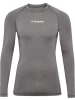 Hummel T-Shirt "Hmlbl Performance Tee L/S" in Grau
