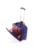 Gladiator 2100 2 Rollen Pilotentrolley 36 cm Laptopfach blue