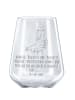 Mr. & Mrs. Panda glas für rotwein Garnele Franzose mit Spruch in Transparent