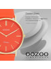 Oozoo Analog-Armbanduhr Oozoo Vintage Series rot, orange groß (ca. 40mm)