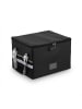 relaxdays Dokumententasche in Schwarz - (B)40 x (H)27 x (T)33 cm