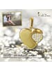 GoldDream Anhänger Gold 333 Gelbgold - 8 Karat Doppelherz Kettenanhänger