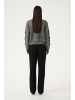 Karen By Simonsen Strickjacke KBRosanne Loose fit in Dark Gray Melange