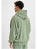 DEF Hoodie "Zip Hoody" in Grün