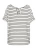 Laura Scott T-Shirt in weiß gestreift