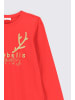 Coccodrillo T-Shirt mit langen Ärmeln in rot
