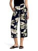 Betty Barclay Schlupfhose mit Bundfalten in Dark Blue/Green