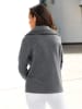 WITT WEIDEN Fleece-Jacke in dunkelgrau-meliert