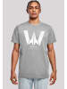 F4NT4STIC T-Shirt DC Comics Justice League Movie Wayne Aerospace in grau meliert