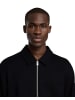 SELECTED HOMME Strickjacke SLHEMANUEL SOFT FULL ZIP SWEAT in Schwarz