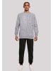 F4NT4STIC Sweatshirt Ahoi Anker Outlines Knut & Jan Hamburg in grau meliert