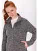 DreiMaster Maritim Damen Fleecejacke in Grau Melange