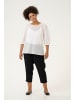 KAFFE curve Langarm-Bluse KClorena in Chalk