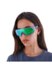 YEAZ SUNRISE Sport-Sonnenbrille Cyan Blue/Green in grün