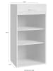 Wimex Regal Multiraumkonzept weiß 50 / 40 / 98cm