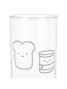 Mr. & Mrs. Panda Tumbler Toast Marmelade mit Spruch in Transparent