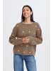 b. young Strickpullover BYOTIKI Loose fit in Walnut Mix