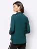 creation L Langarmshirt in petrol