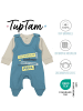 TupTam Baby Strampler Set mit Spruch in blau