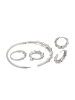 faina Women Hoop Earrings in Silver